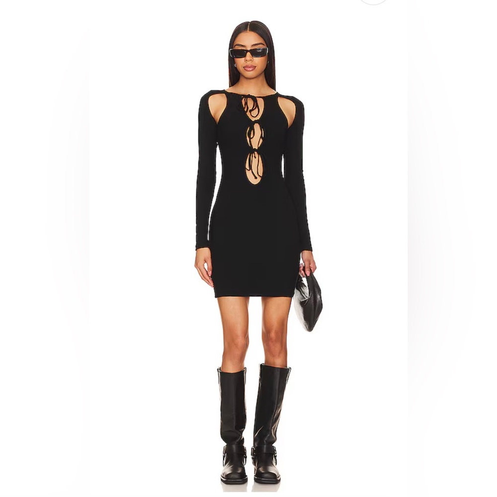 Little Black Dress with Cut-Outs